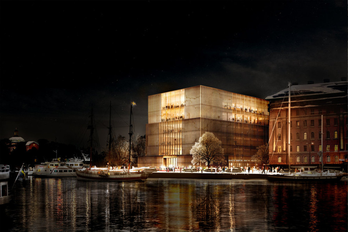 Centrum Nobla w Sztokholmie - zwycięski projekt kionkursowy © David Chipperfield Architects