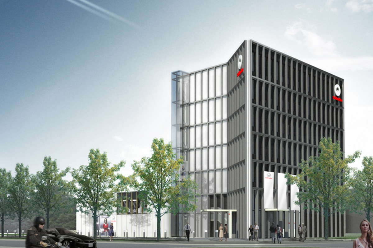 Nowy budynek biurowy firmy Schindler - III nagroda w konkursie architektonicznym. Autor projektu: pracownia 1– 90 Architekci s.c. Czarnecki Wilmann