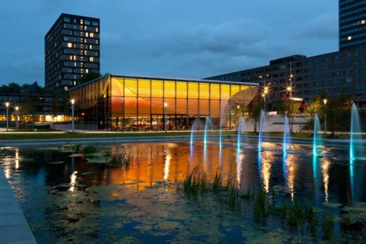 Pawilon studencki Uniwersytetu Erazma w Rotterdamie, fot. Christian van der Kooy