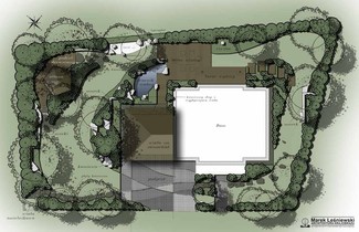 Projekt zagospodarowania terenu ogrodu przydomowego w Sierpcu