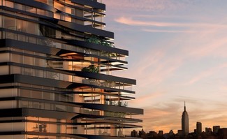 Five Franklin Place, fasada, rendering, UNStudio źródło: www.wallpaper.com