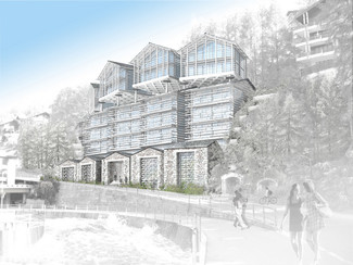 Pionowa wioska, Szwajcaria - architektura Matteo Thuna