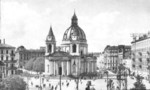 Warszawa. Plac Trzech Krzyży.