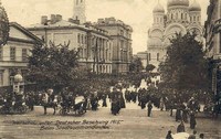 Warszawa. Warschau unter Deutcher besetzung. Beim Stadtkommandaten