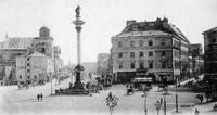 Warszawa, Widok na Krakowskie Przedmieście.