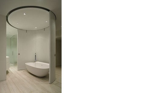 Five Franklin Place łazienka; rendering, UNStudio, źródło: www.wallpaper.com