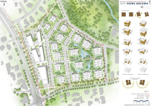 I miejsce w konkursie Nowe Orłowo na osiedle mieszkaniowe (Gdynia) - Arch Deco 