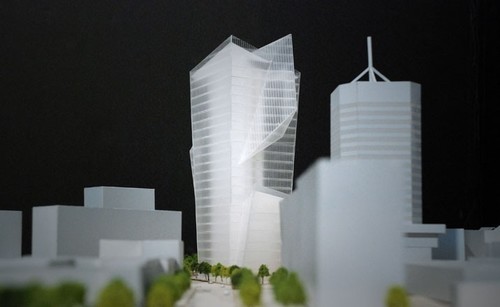 Korona Tower (Poznań), projekt: Daniel Libeskind, źródło: www.wallpaper.com