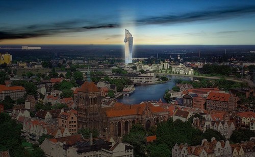 Polski Hak (Gdańsk), projekt: Daniel Libeskind; źródło: www.wallpaper.com