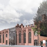 Widok od strony wejścia głównego.