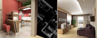 Kuchnia i salon