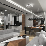 architektura wnętrz salonu