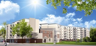 Osiedle mieszkaniowe na terenie byłej fabryki ZPC Wawel (przed wojną znanej jako fabryka Piaseckiego). Wizualizacja: Geo Grupa Deweloperska